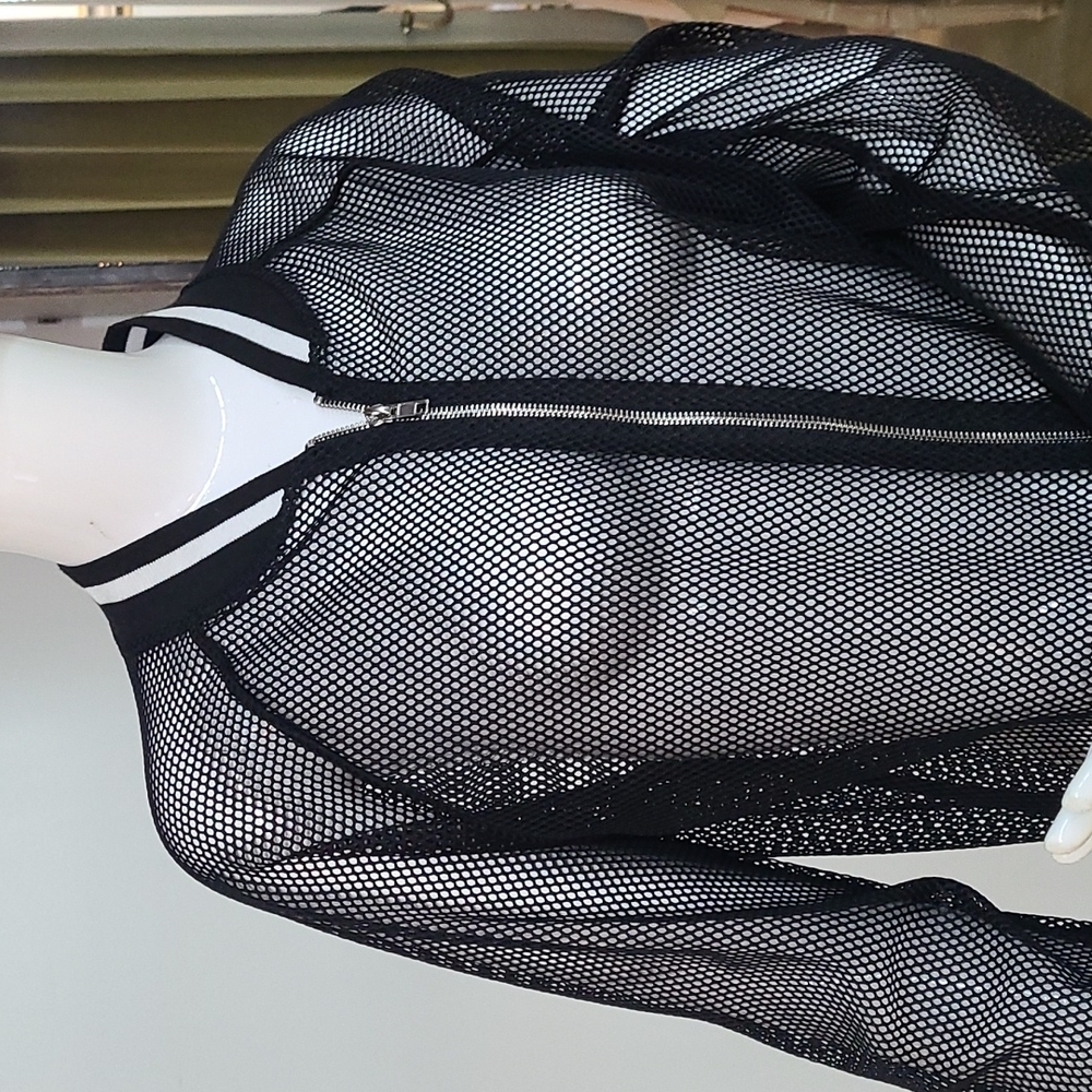 Netted Jersey Jacket - Picture 2 of 7